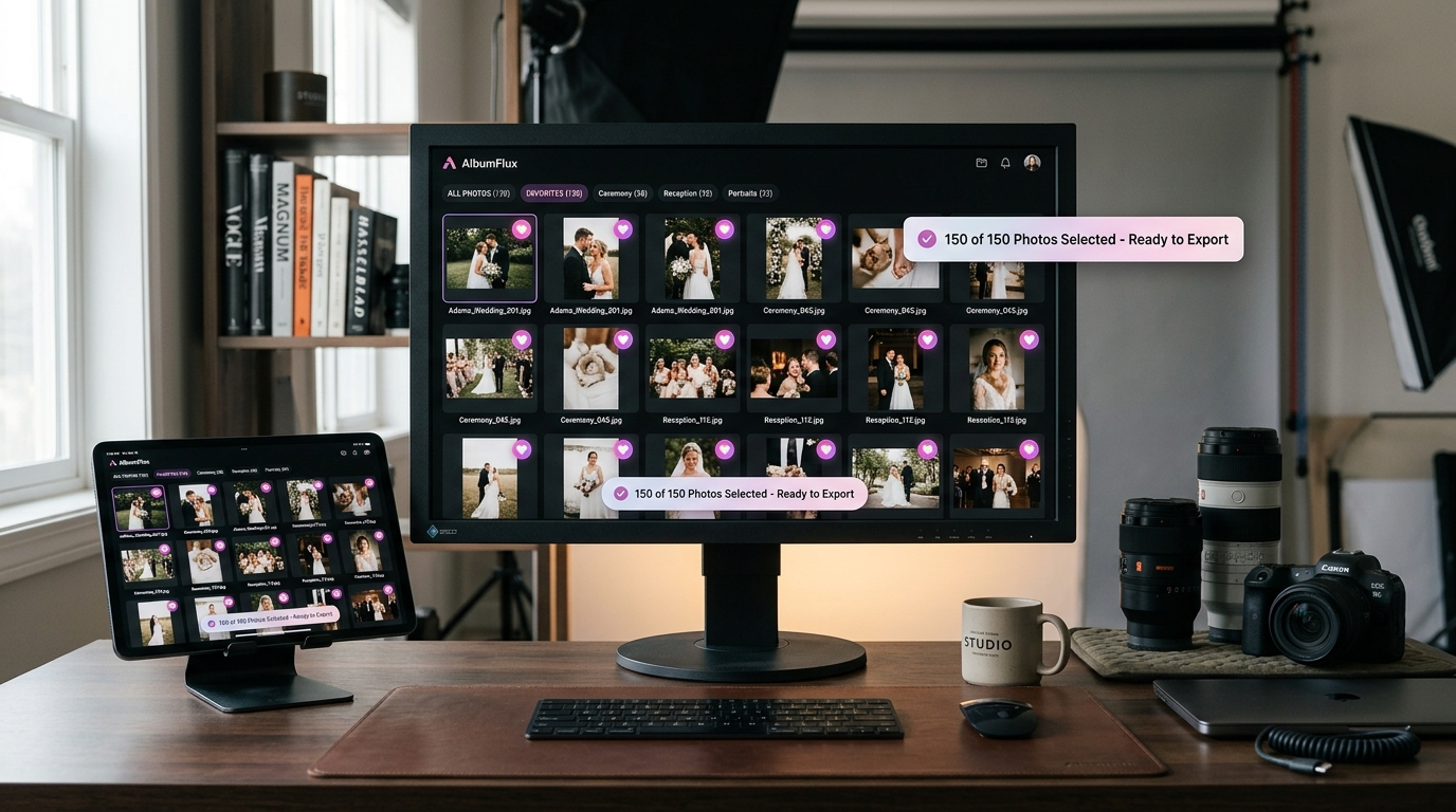 AlbumFlux Client Photo Proofing and Selection Tool