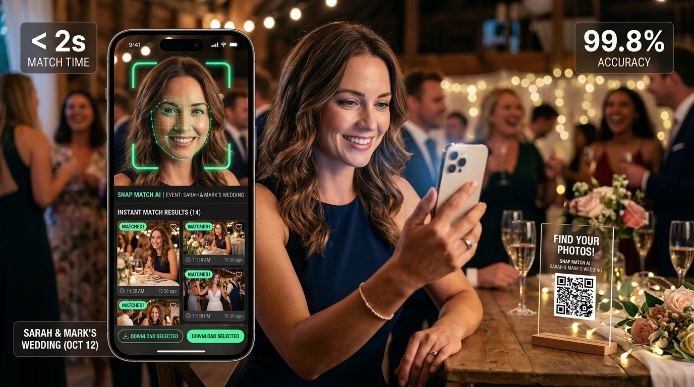 SnapMatch AI Face Recognition Event Photo Delivery